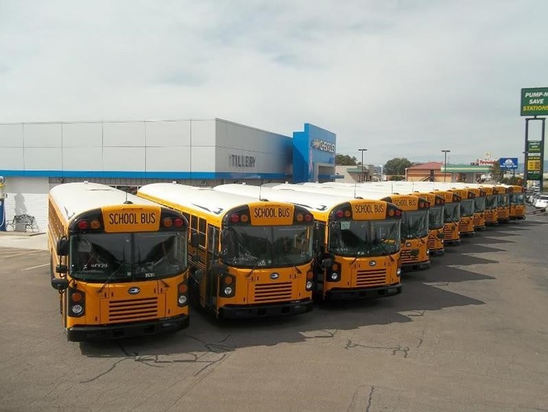 School Bus Lot